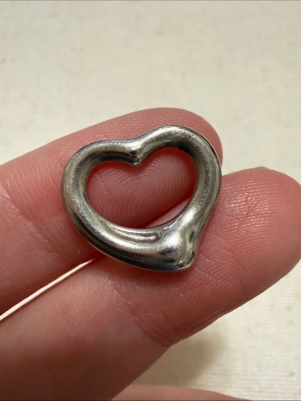 Tiffany & Co. Elsa Peretti Sterling Silver 925 Small Heart Pendant - Picture 3 of 9